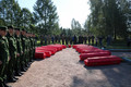 На Невском пятачке состоялась церемония перезахоронения найденных воинских останков