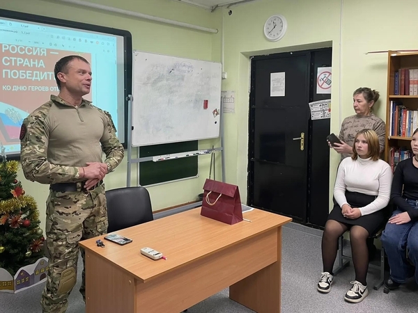 В гостях у Суховской школы — защитник Отечества В гостях у Суховской школы — защитник Отечества