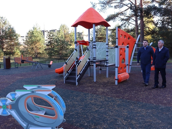 В Старой Малуксе — новая детская игровая площадка! В Старой Малуксе — новая детская игровая площадка!